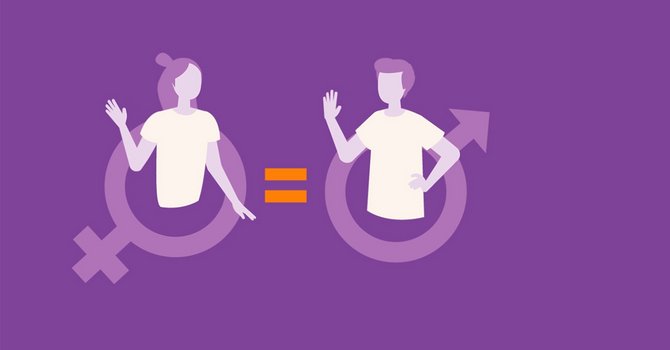 visuel, égalité femmes-hommes