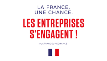 The Les entreprises s'engagent logo (membership of the community of committed companies launched in 2018 by the French President)
